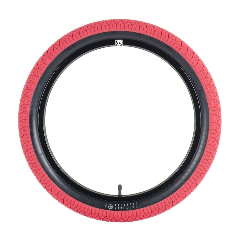 Subrosa Designer Tire 20 X 2.4 Red / Black Sidewall
