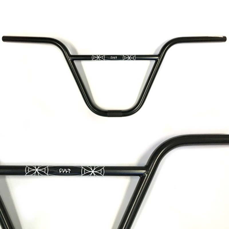Guidon BMX CULT AK, 10'', Noir