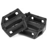 MISSION Impulse Plastic Pedals, Black
