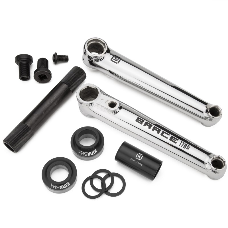 KINK Brace Cranks 165mm, Chrome