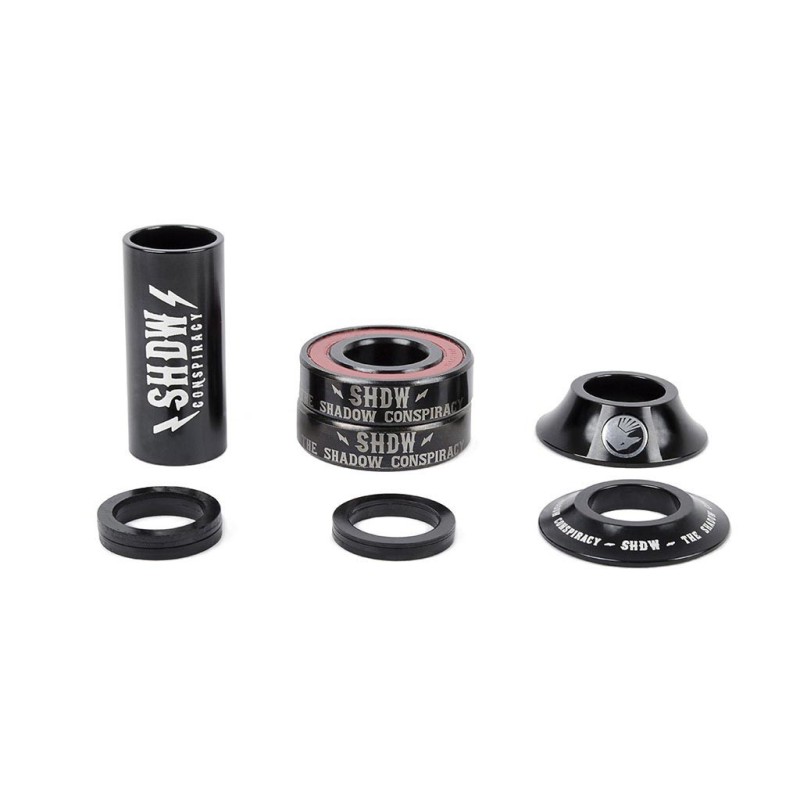 TSC Stacked Mid Bottom Bracket Black 19mm