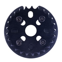 Couronne BMX Full Guard CULT CONVICTION, 25 T, Noir