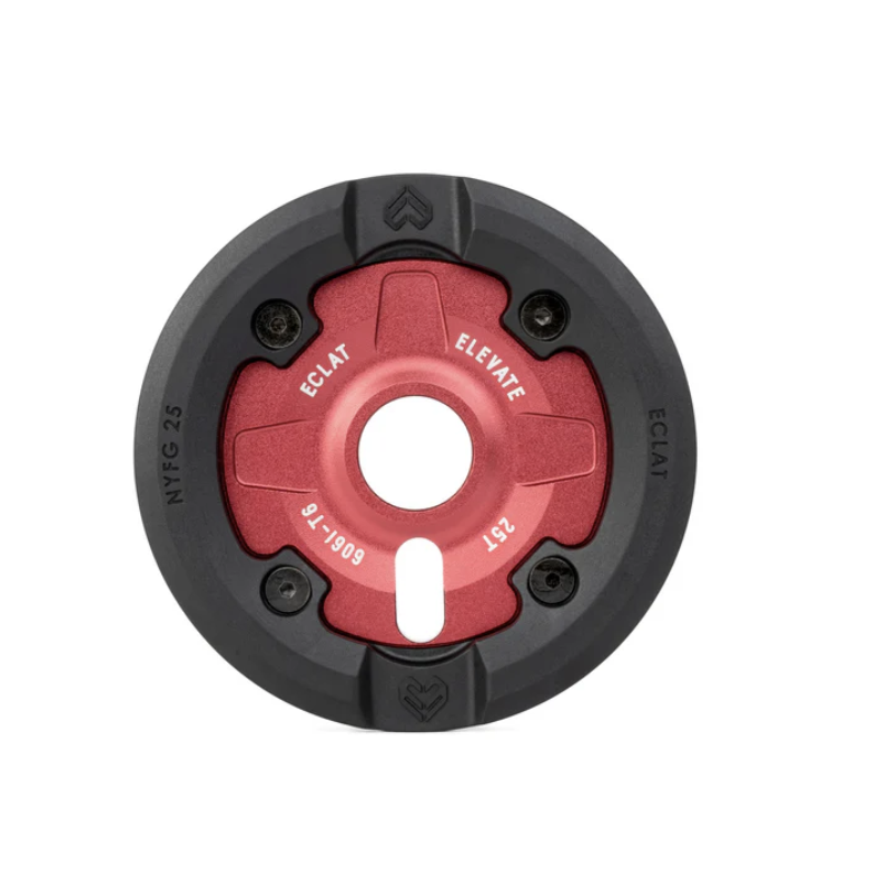 ECLAT ELEVATE GUARD Sprocket, 25T, Sandblast Red
