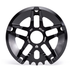 Couronne BMX ECLAT ABYSS GUARD, 25 T, Noir